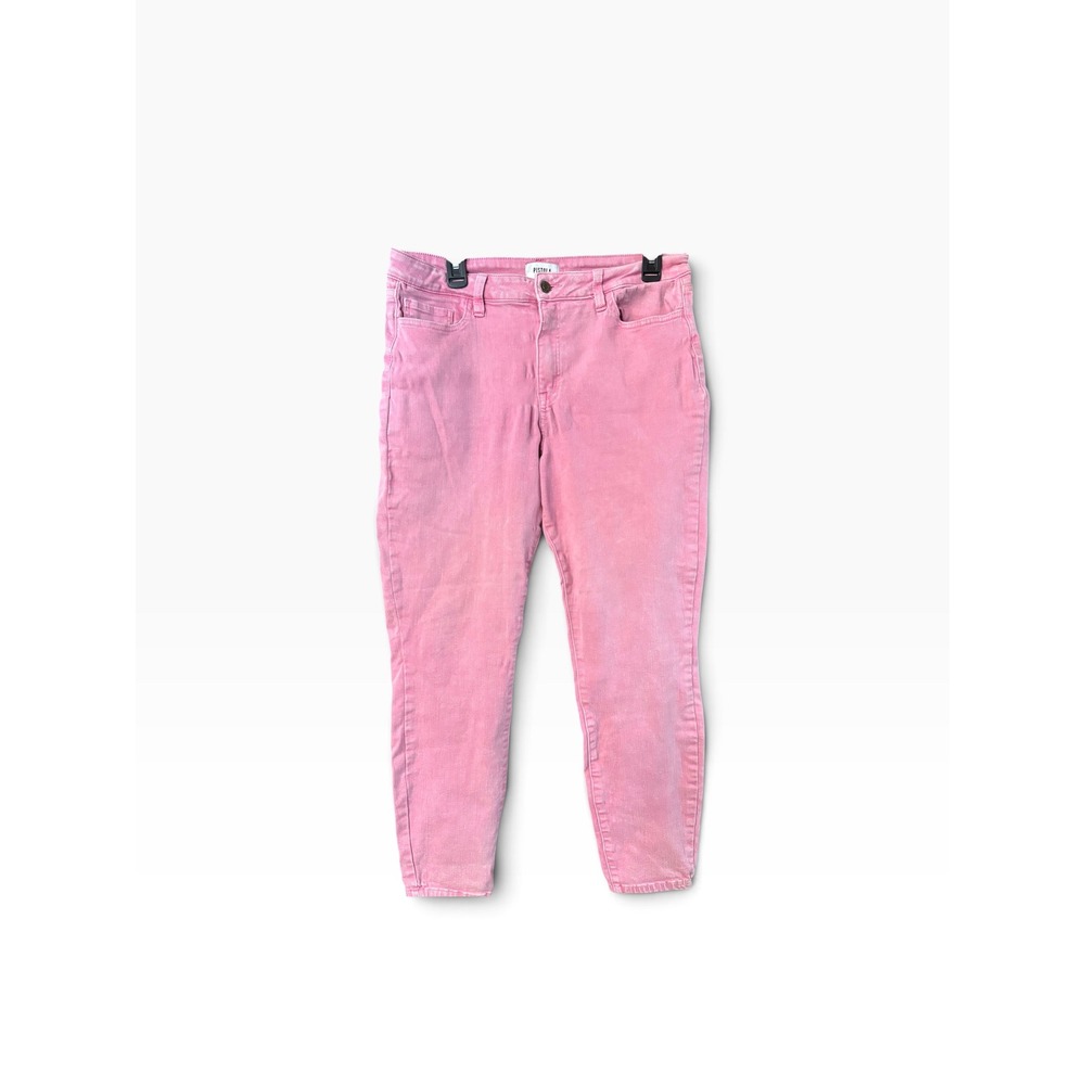 Pistola Pink High Rise Skinny Jeans Womens Size 32 Cropped Denim Pants